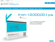 Tablet Screenshot of hhg-multistore.com